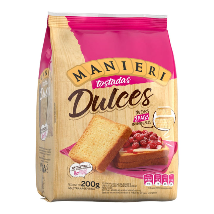 Tostada dulce 200 grs