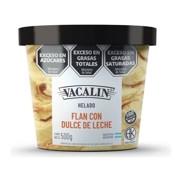Pote 500 gr — sabor Flan c/ dulce de leche
