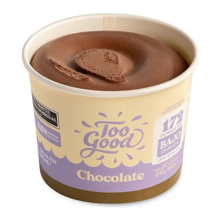Too Good - Línea clásica Pote de 210 gr - sabor Chocolate
