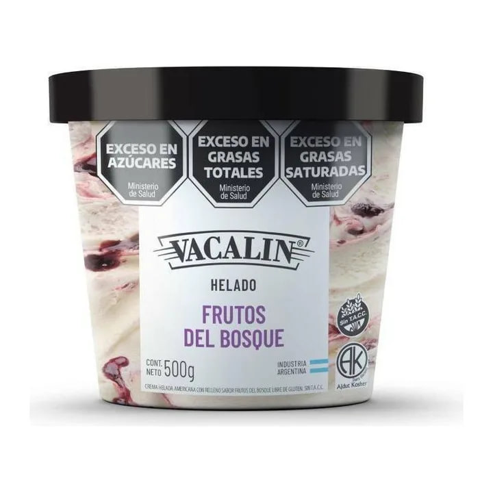Pote 500 gr — sabor Frutos del bosque