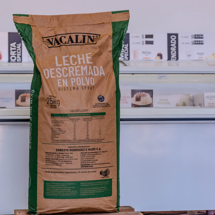 Leche en polvo descremada Vacalín 25 kg